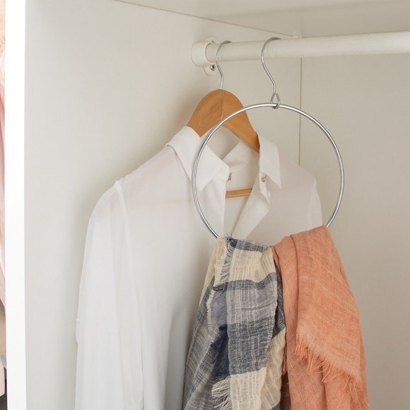 NEU Home Wire Belt Scarf Ring Hanger 3ct - Picture 6 of 6